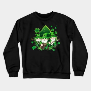 Gnome Playing Guitar Crewneck Sweatshirt